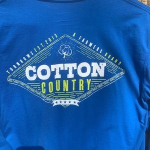 Turnrows Cotton Farmers Long Sleeve Tee